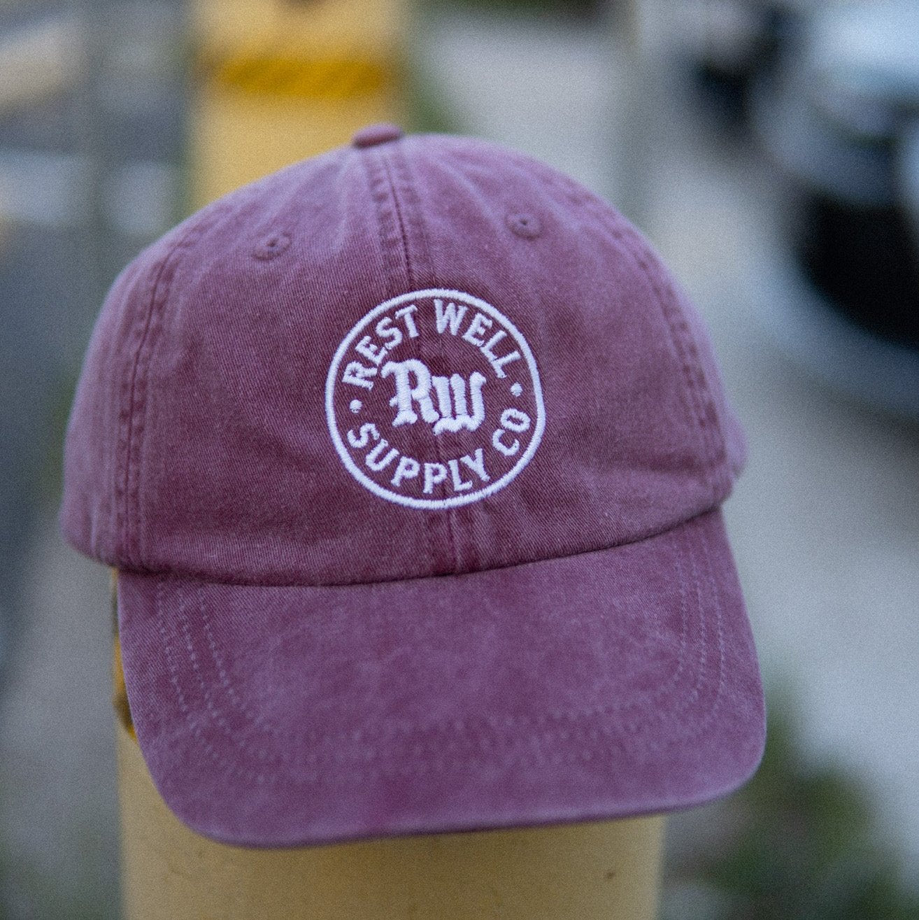 Dad Hat (Burgundy) "REBUILD"