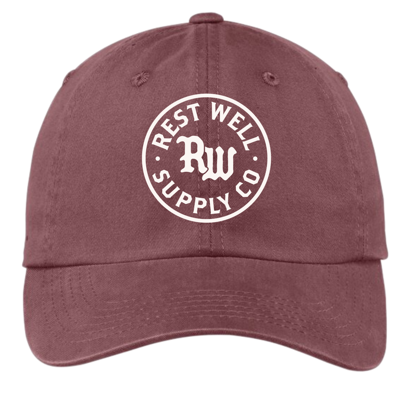 Dad Hat (Burgundy) "REBUILD"